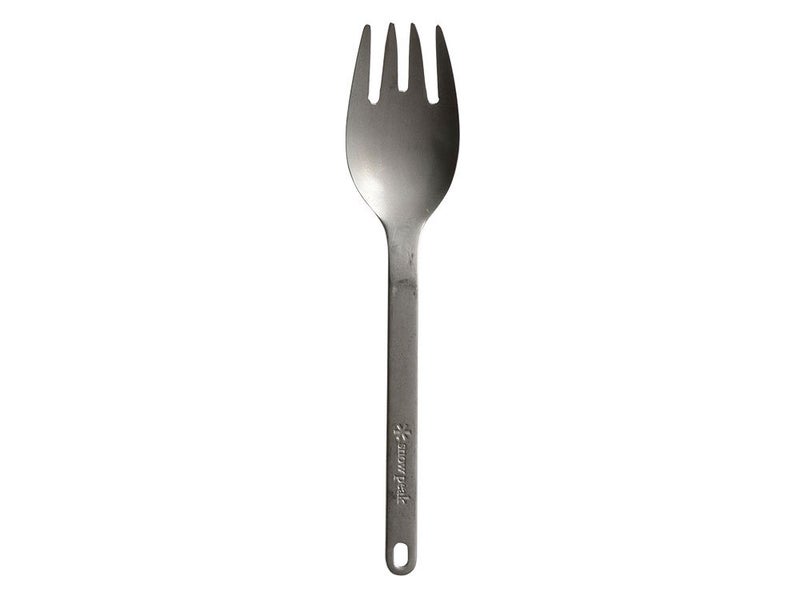 Snow Peak Titanium Foon - Durable and Lightweight Titanium - 1.3 x 6.4 in - Image 1